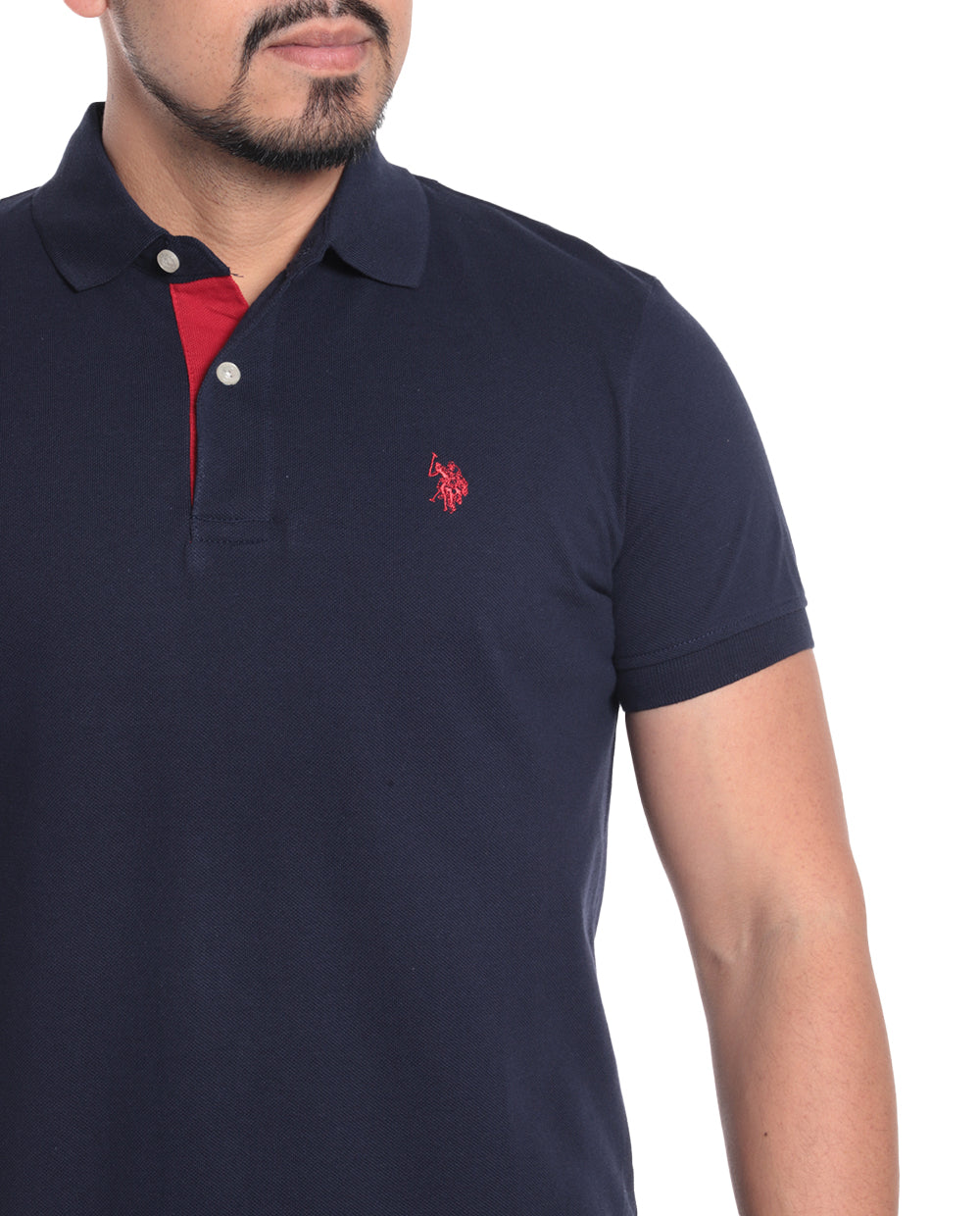 Camisa Polo con detalle en cuello