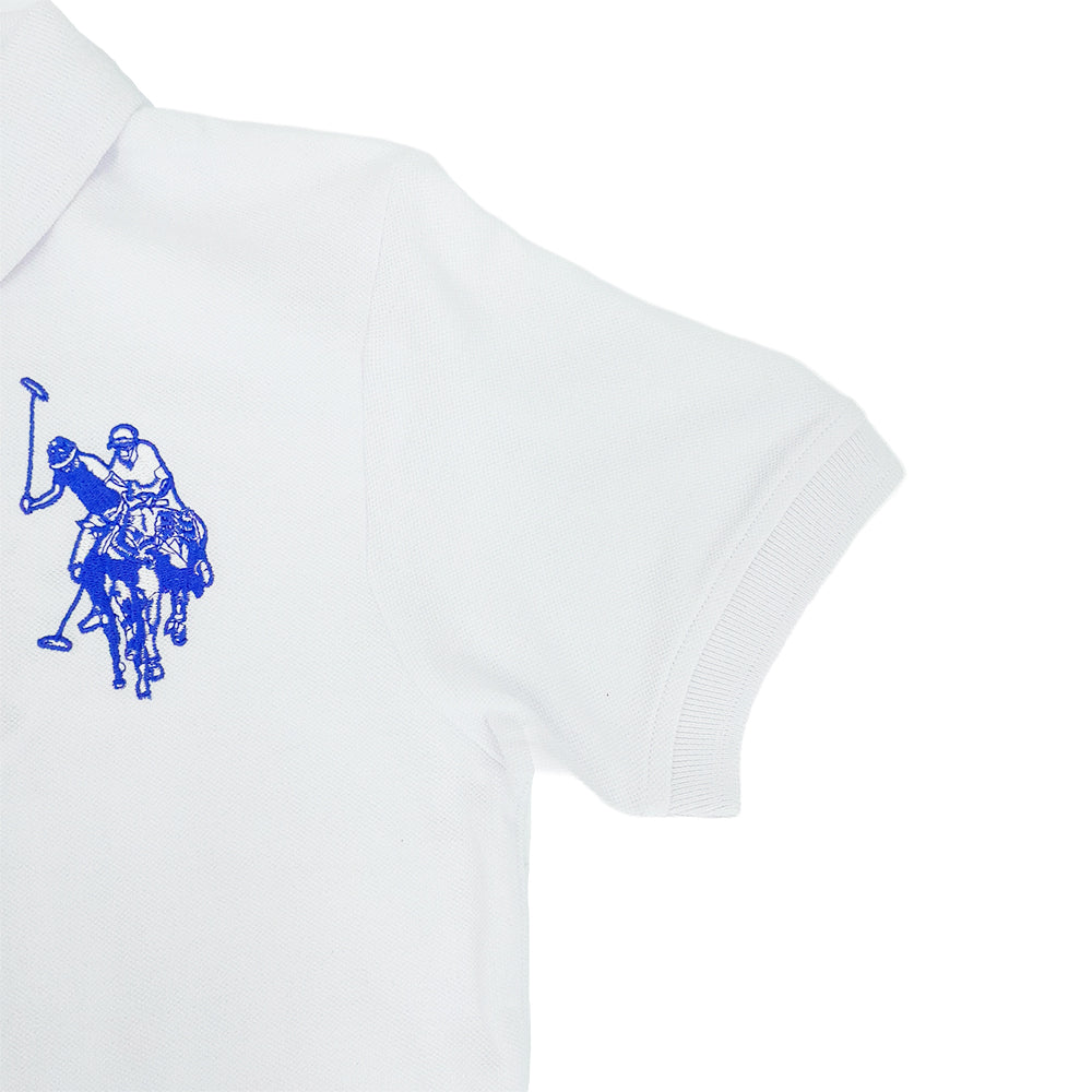 Polo para niños logo mediano