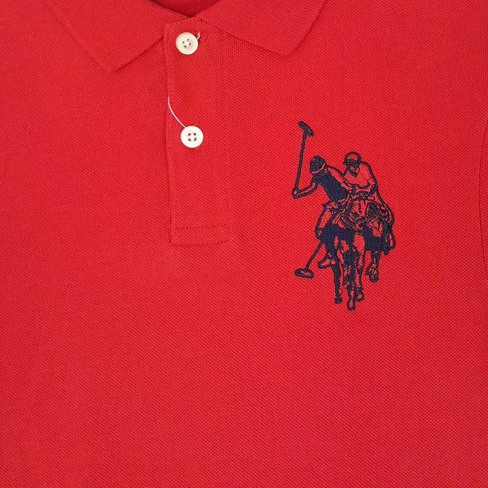 Polo para niños color Rojo