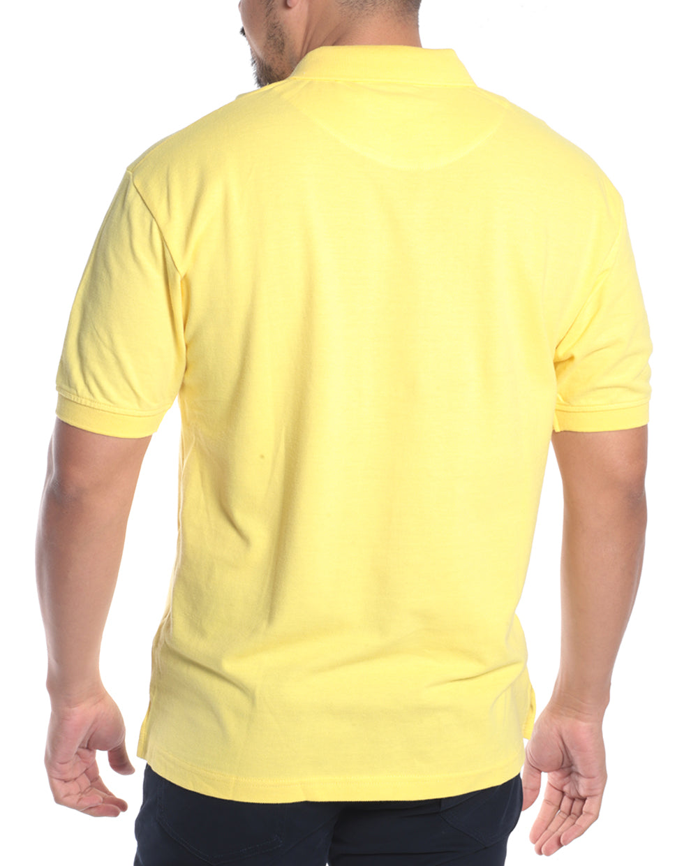 Camisa polo básico amarillo