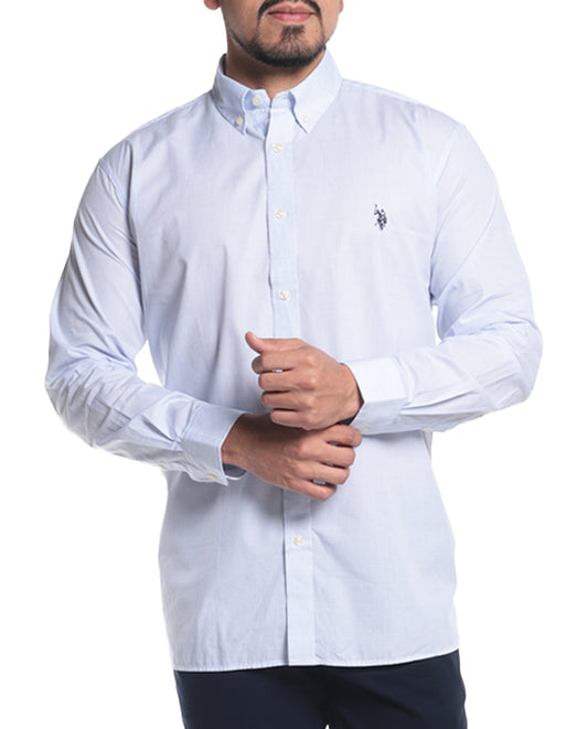 Camisa Manga larga formal Azul