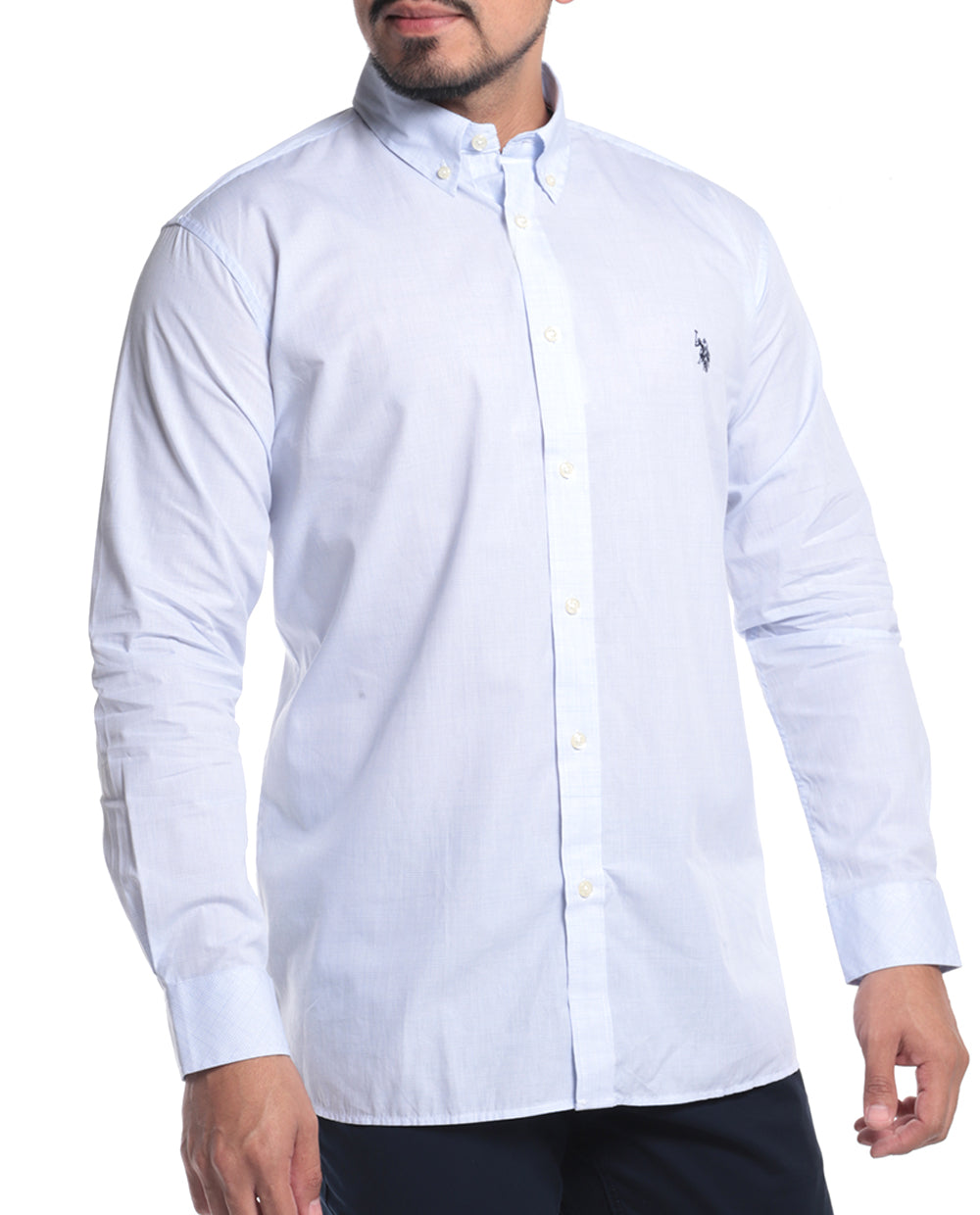 Camisa Manga larga formal Azul