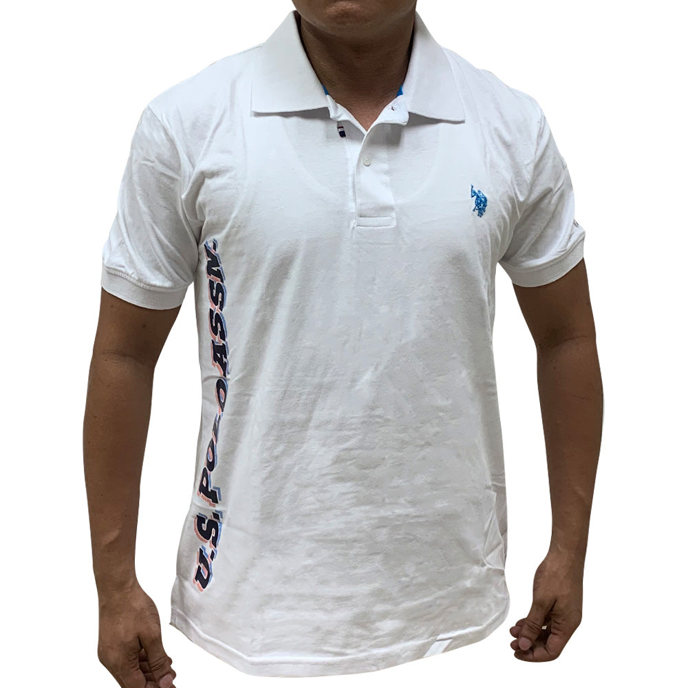 Camisa Polo Fashion Blanca