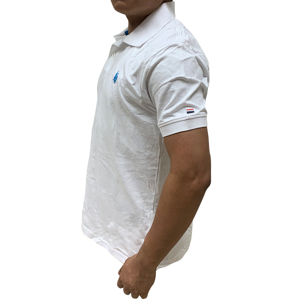 Camisa Polo Fashion Blanca