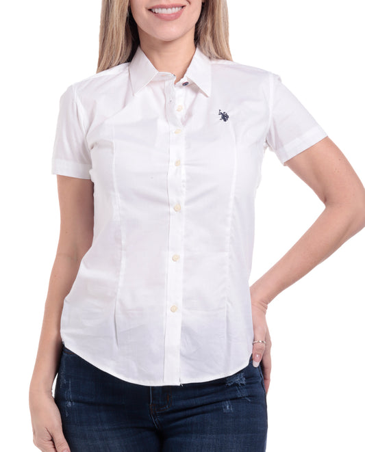 Camisa manga corta de mujer estilo Polo